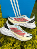 ADIZERO BCO VERMELHO OFF na internet